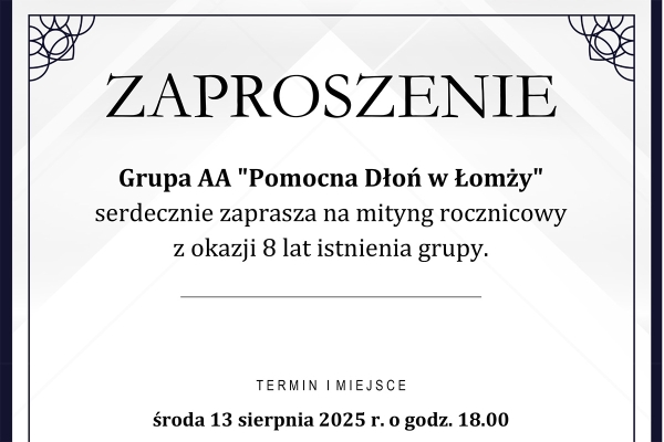Mityng rocznicowy z okazji 8 lat istnienia naszej grupy