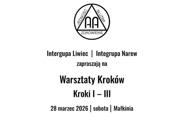 Warsztaty kroków AA - kroki I-III